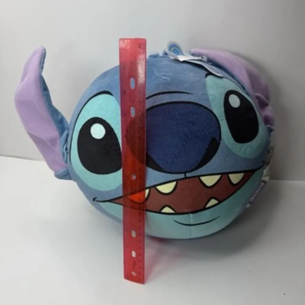 Disney Stitch Pillow Travel Cloud Pillow Plush Squish Face Plush Lilo Stitch NWT